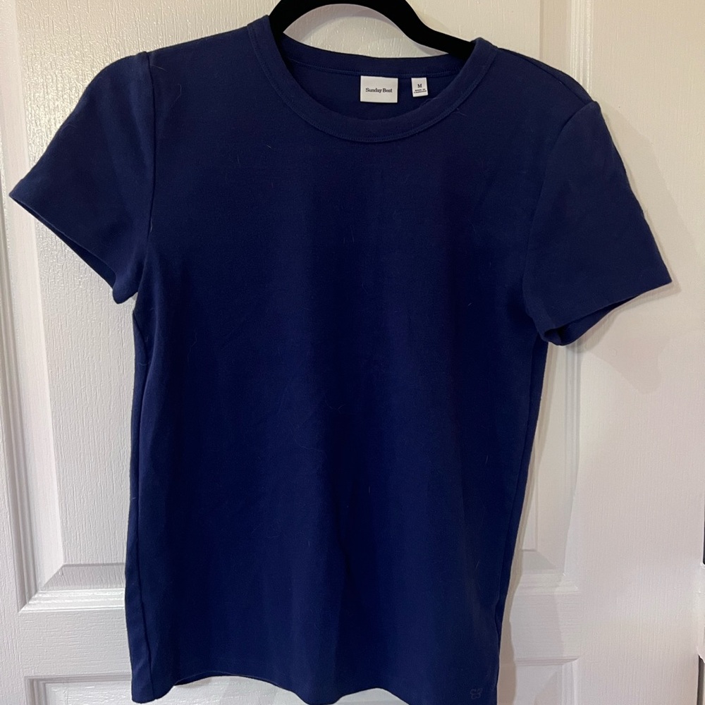 Sunday Best Deep Blue Short Sleeve Tee